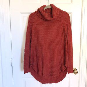 Target Rust Cowl-Neck Cozy Sweater